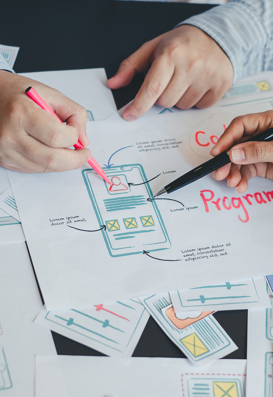 Graphic design and branding services by BorderCo. Studio