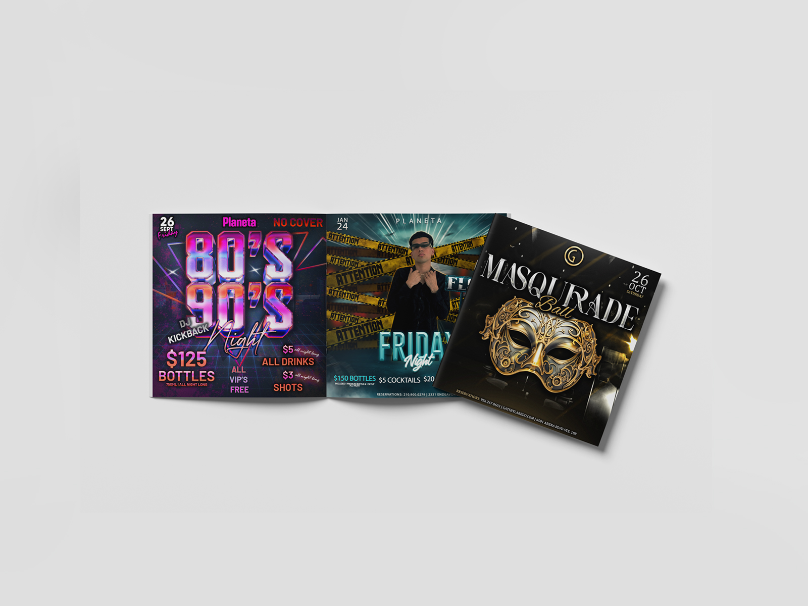 Planeta 80 visual design project by BorderCo. Studio