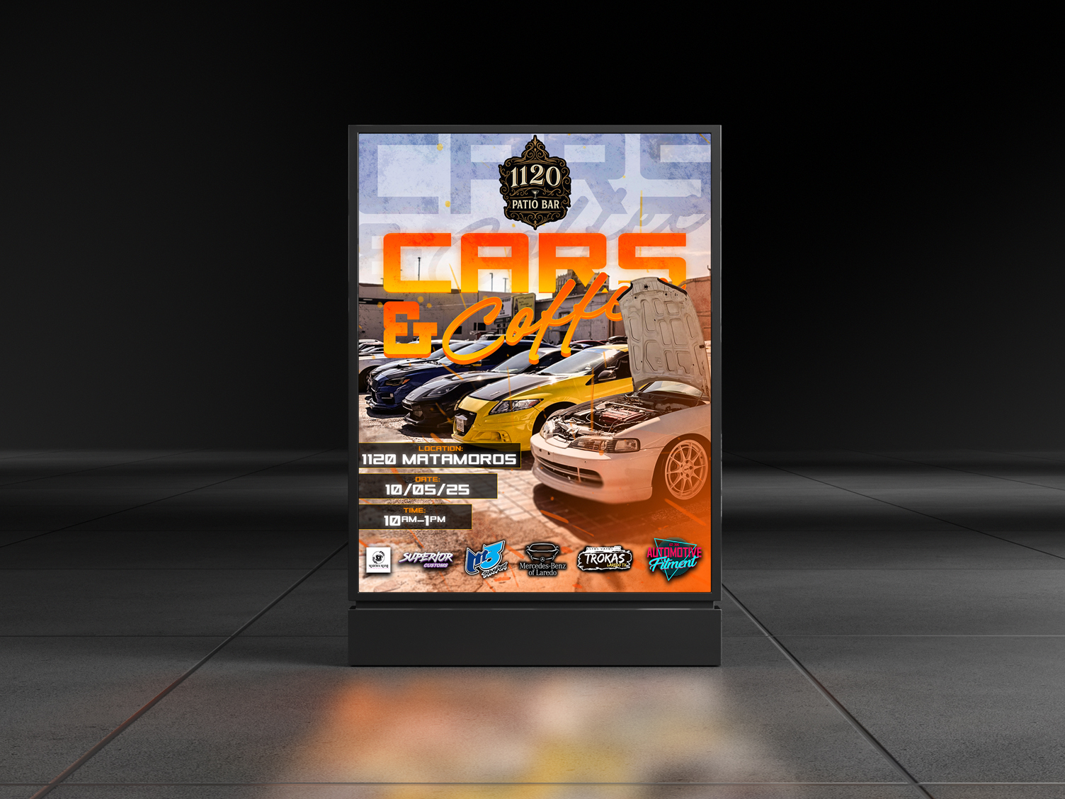 Automotive Fitment visual design and social graphics