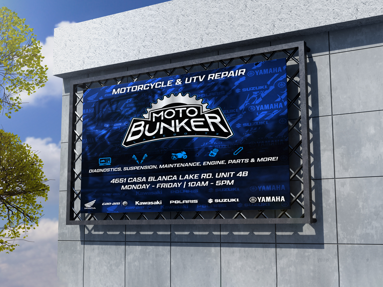 Moto Bunker visual design project