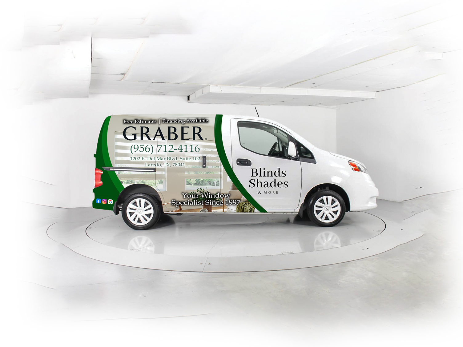 Blinds Shades and More visual design project