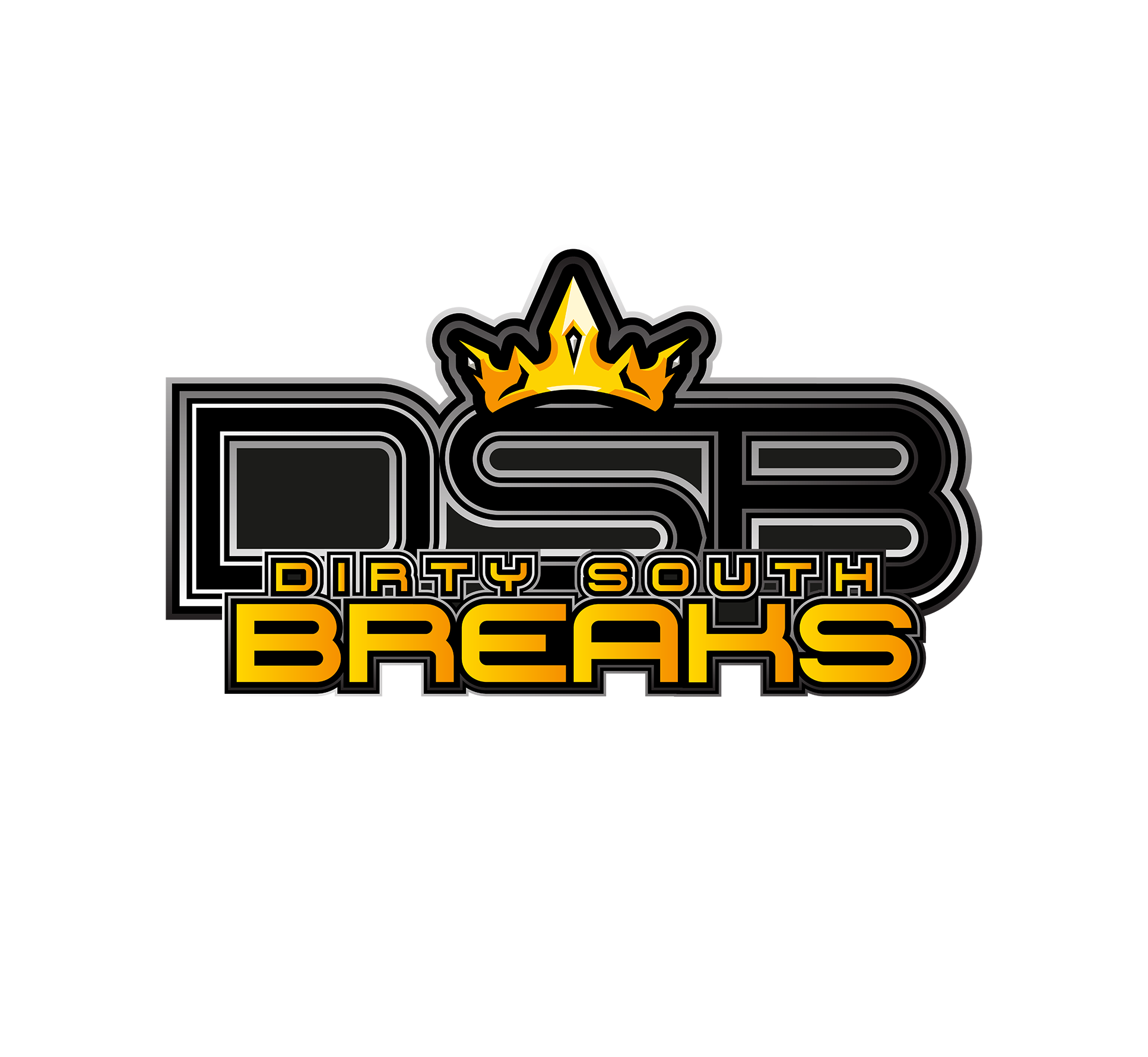 Dirty South Breaks logo and branding presentation