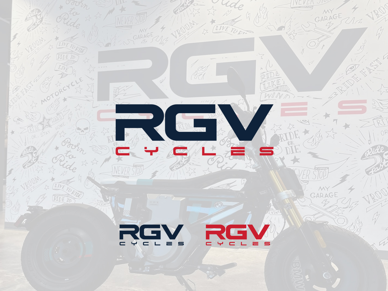 RGV Cycles branding and logo design by BorderCo. Studio