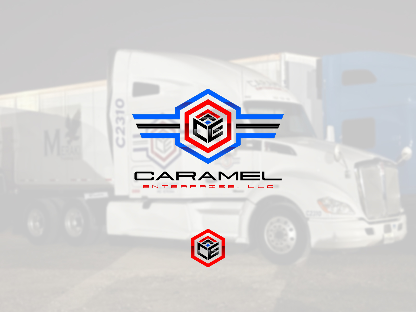 Caramel Enterprise branding and logo design by BorderCo. Studio